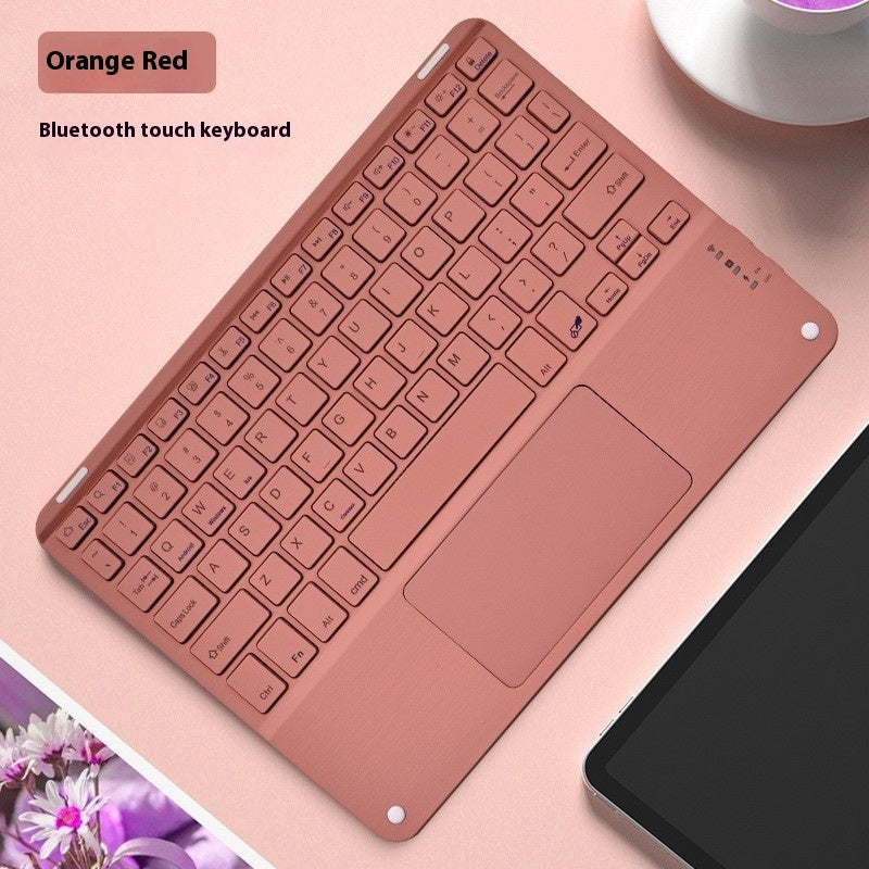 Square Hat Touch Bluetooth Wireless Charging Keyboard