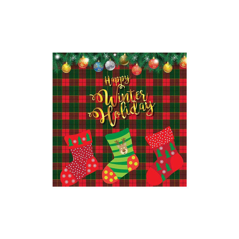 Christmas Carpet Living Room Festive Red Floor Mat