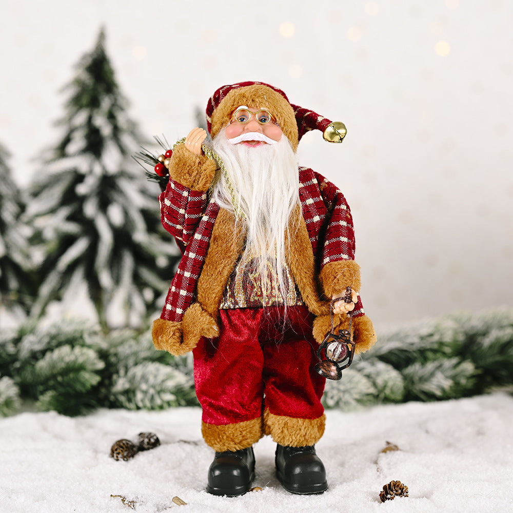 Standing Santa Claus Doll Christmas Decoration