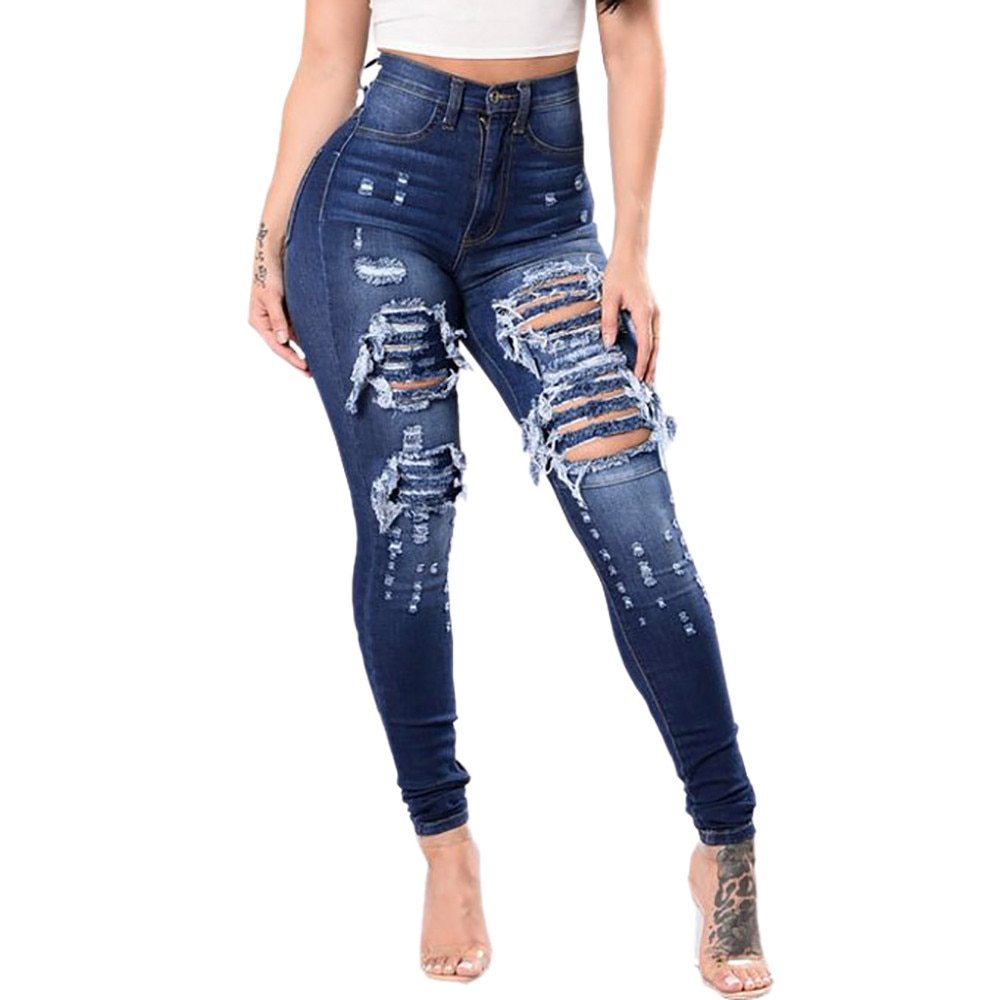 Women’s Cotton High-Waist Straight Pants – Casual Comfort with Classic Fit