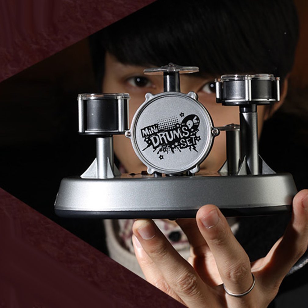 Creative Silver Mini Finger Touch Drum