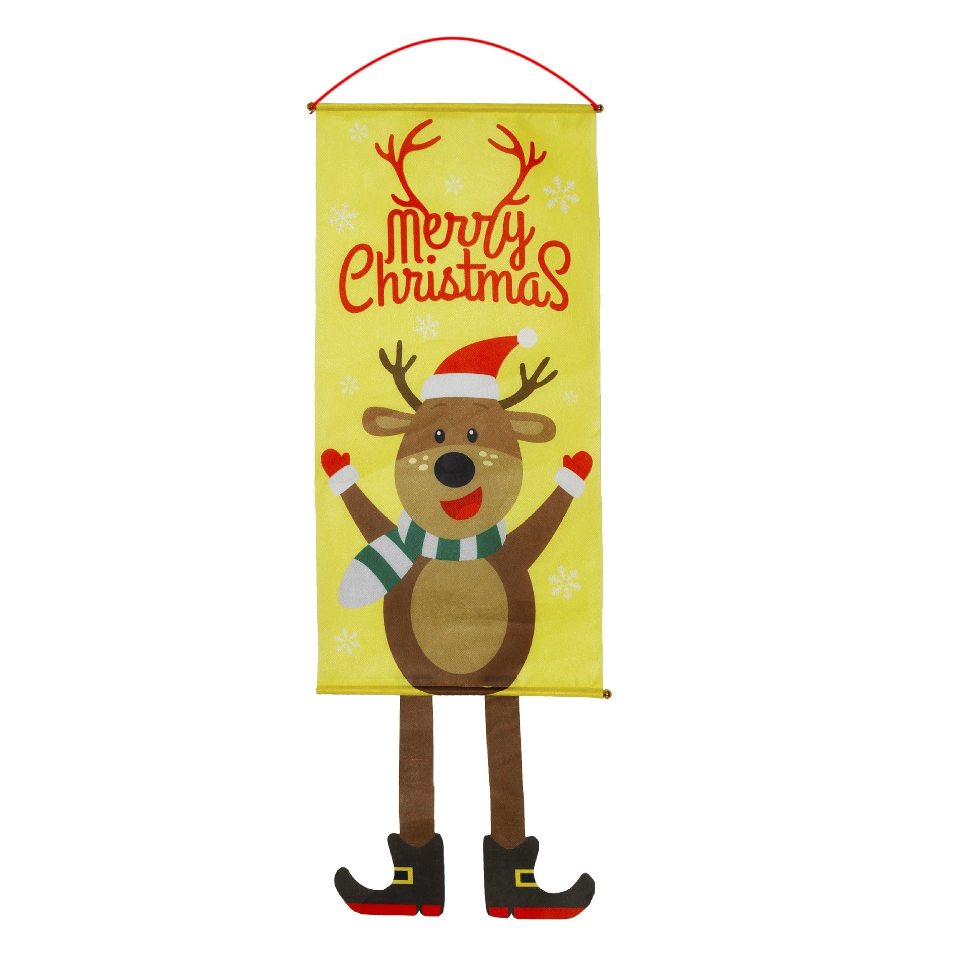 Christmas Couplet Curtain Banners Hanging Flag Window Pendants