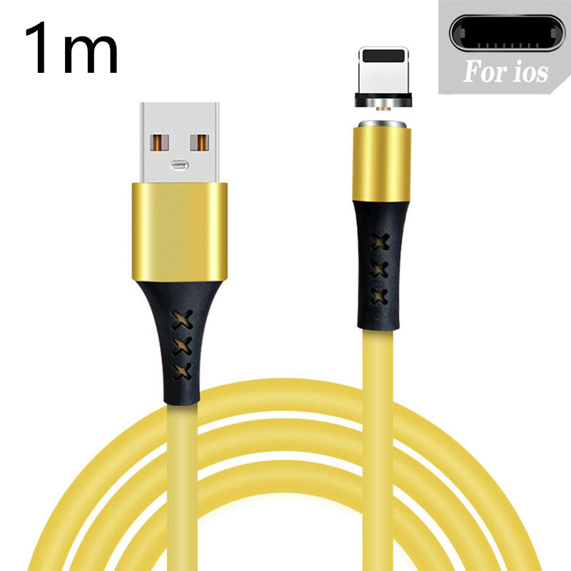 Silicone Fast Charging Mobile Phone Data Cable