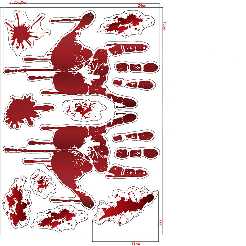 Halloween Wall Stickers – Removable Spooky Decorations for Home and Party Decor