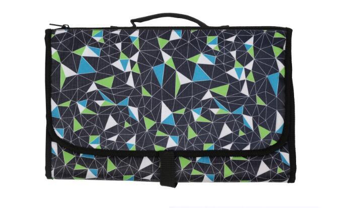 Baby Portable Foldable Waterproof Diaper Changing Mat – Travel Play Mat with Storage Bag