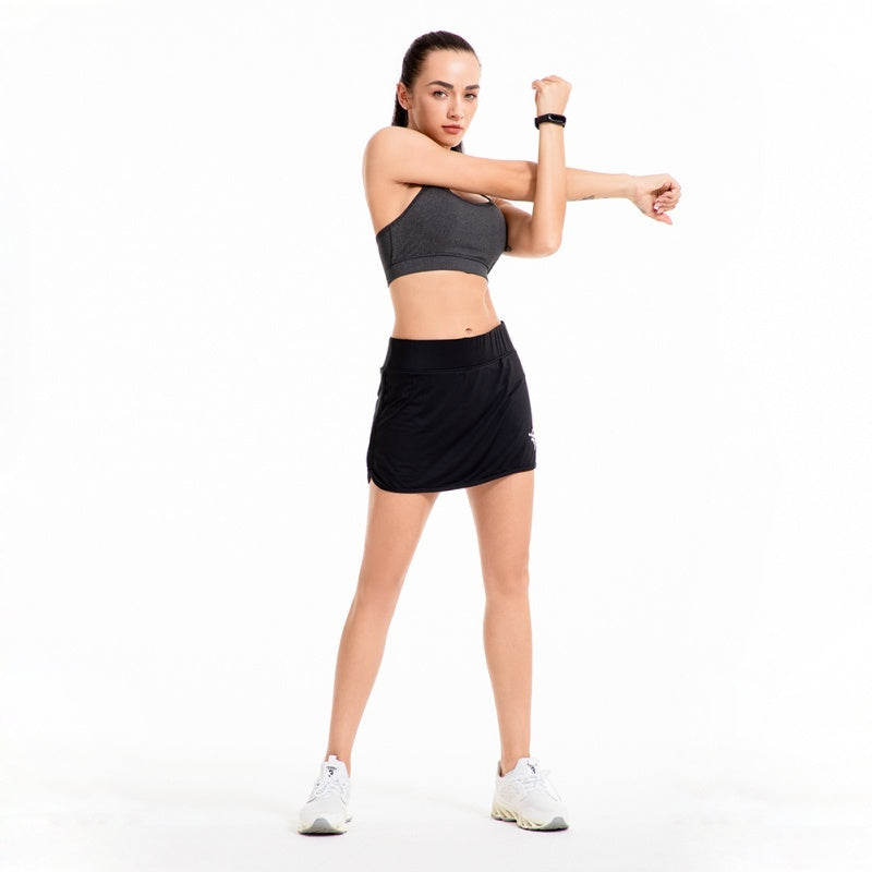 Running Skort with Pocket – Lightweight Quick-Dry Fitness & Yoga Shorts