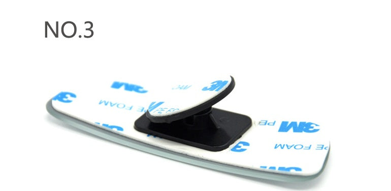 Infinity Car Rearview Mirror with Adjustable Small Round Blind Spot Mirror, Wide-Angle Auxiliary Reflective Lens