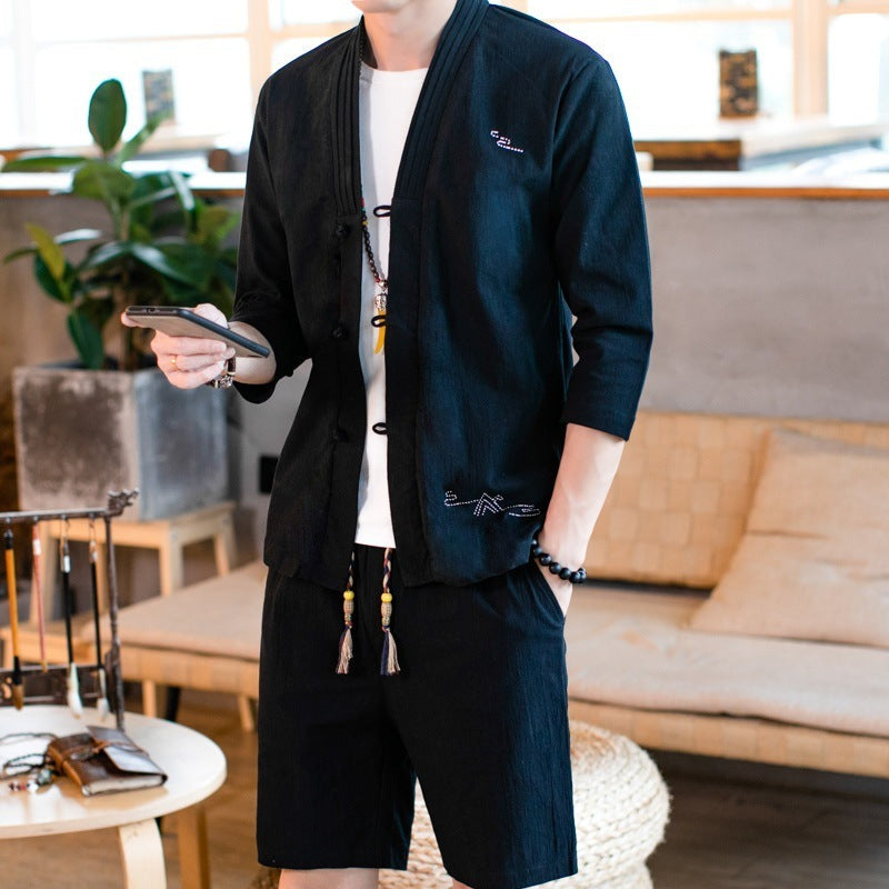 Chinese style linen set