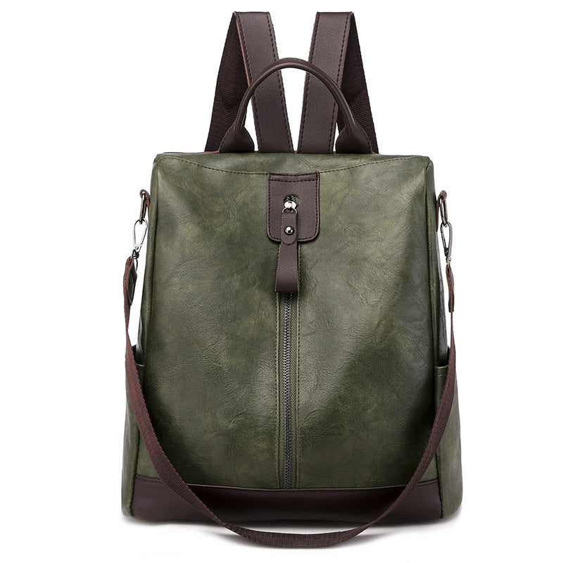 Anti-theft Soft Leather Backpack for Women