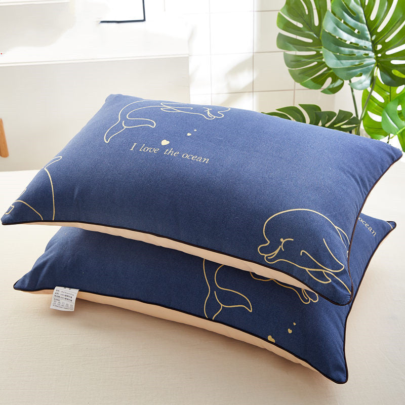 Ergonomic Single-Use Polyester Fiber Cervical Pillow