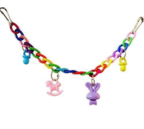 Parrot Acrylic Chain Suspension Bridge Swing Toy
