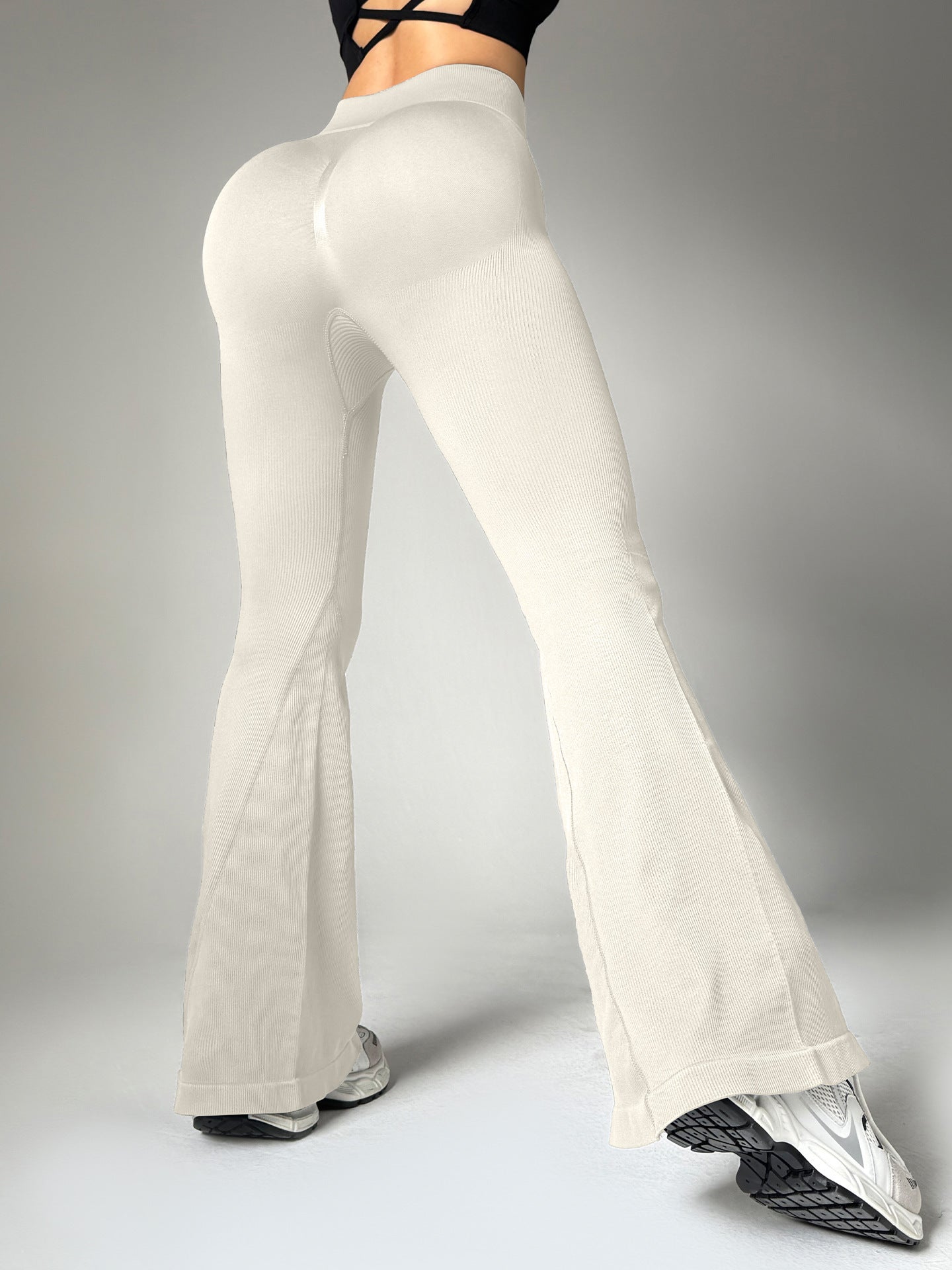 Women’s Yoga Fitness Pants – High-Stretch Nylon Spandex Workout Leggings