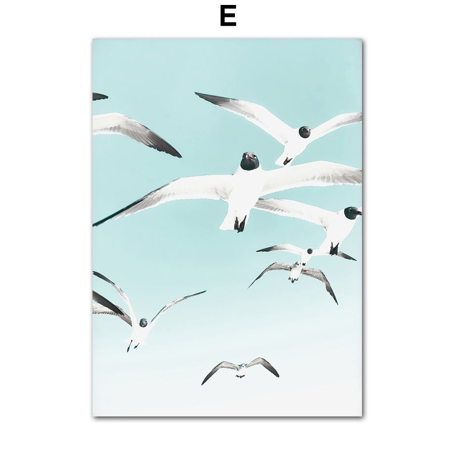 Scandinavian Entrance Wall Art – Frameless Spray-Painted Abstract Canvas Core Painting