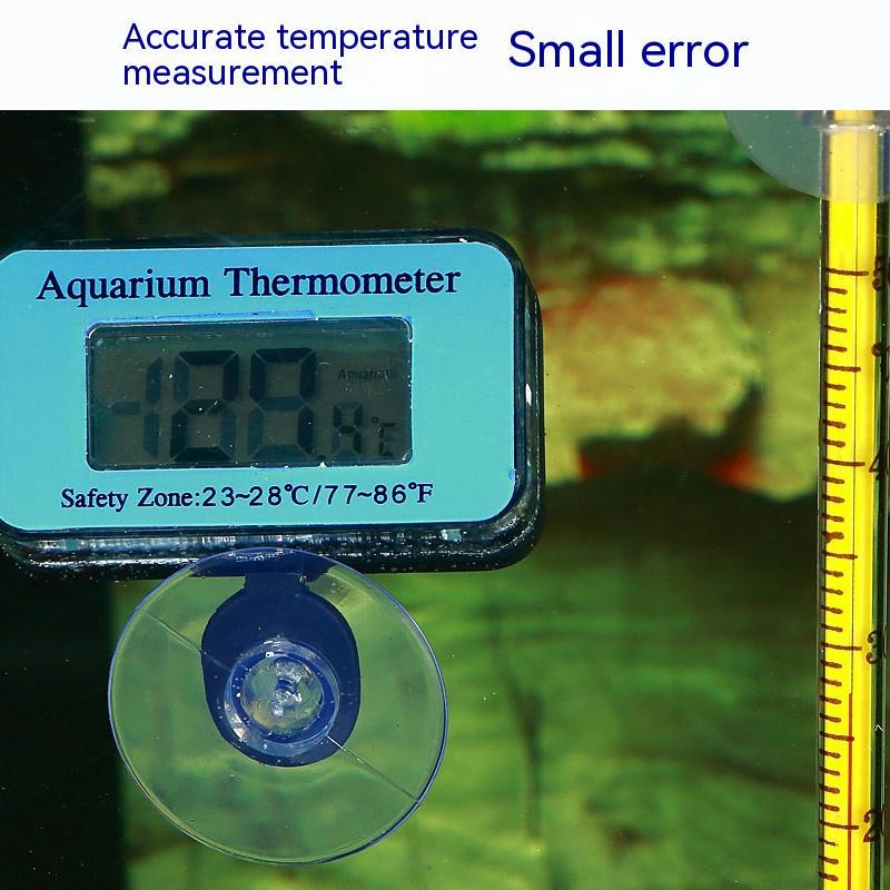 Digital LCD Fish Tank Aquarium Thermometer Sucker Thermometer