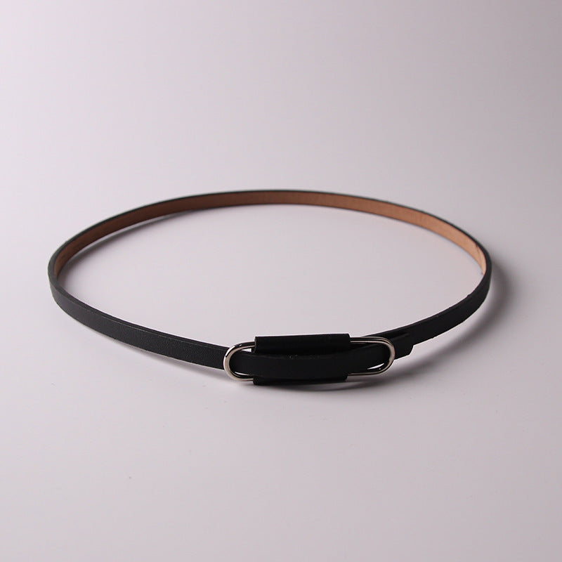 Fashion Personality Top Hat Button Belt Accessories