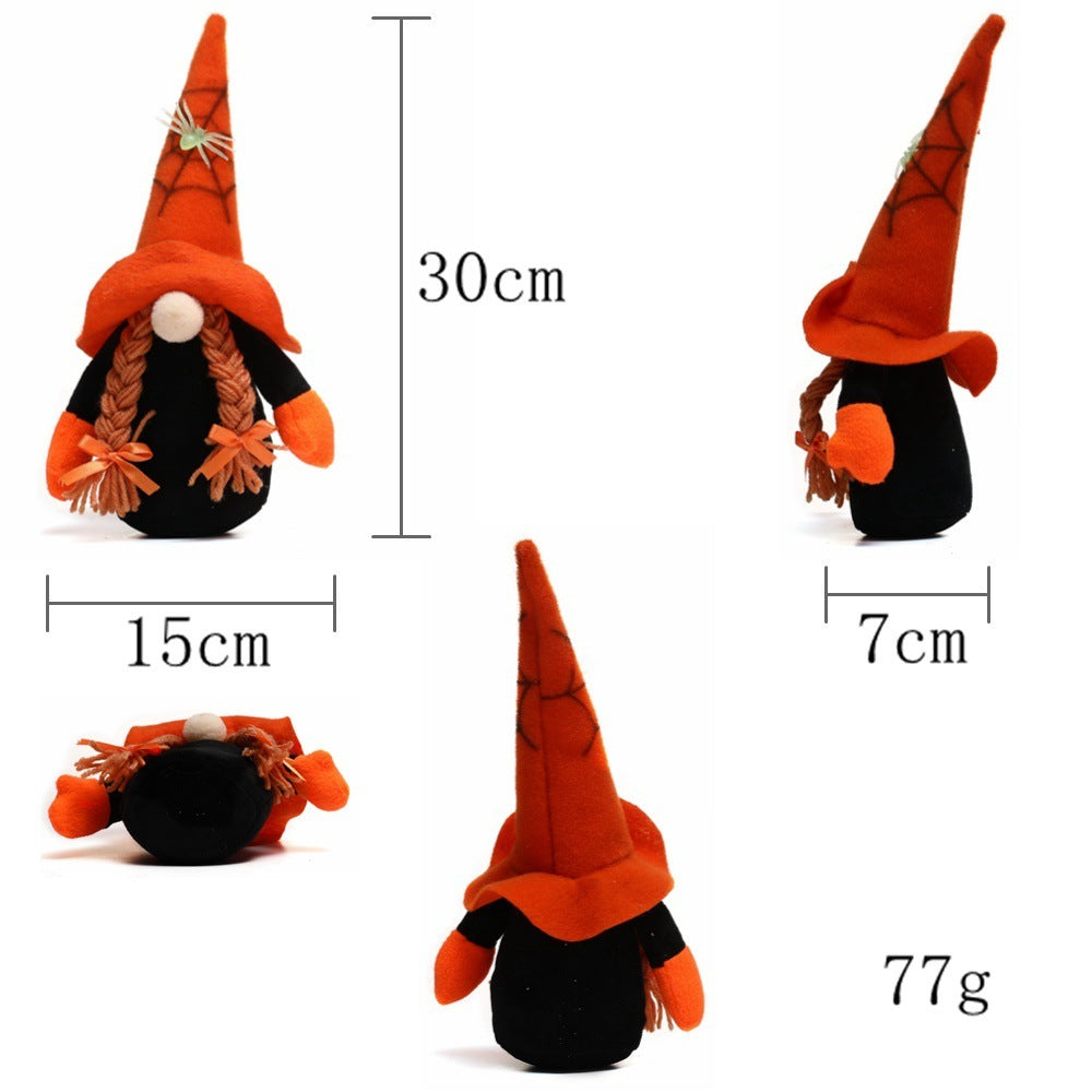 Halloween Spider Web Decoration Wizard's Hat Rudolf Party Decoration