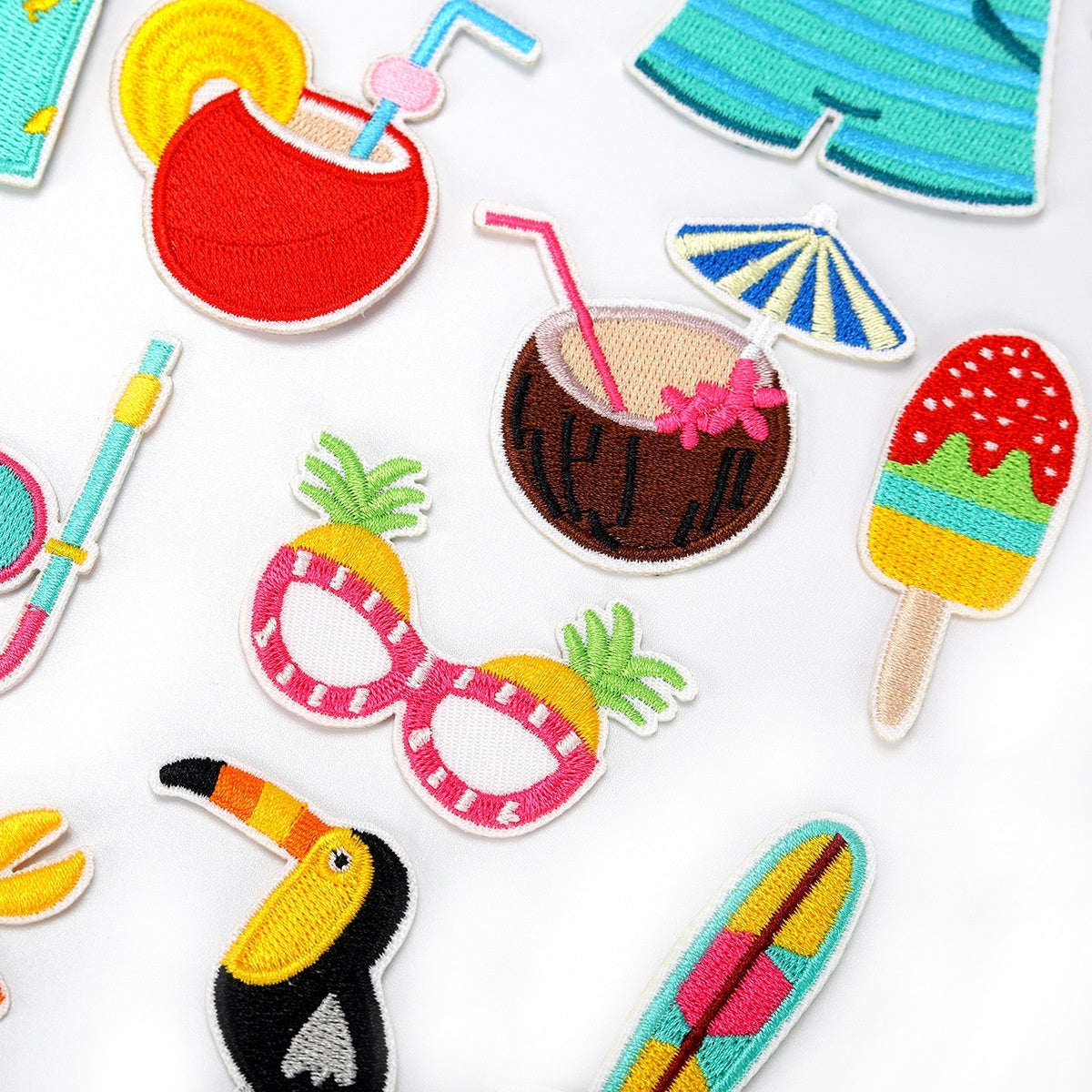 Embroidered Cloth Stickers – Decorative Patches for Clothes, Shoes, and Bags