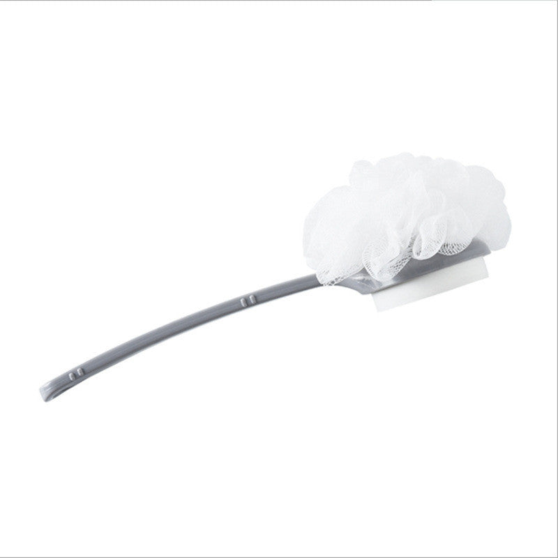 Long Handle Exfoliating Bath Sponge – Back Scrubber & Shower Mud Brush