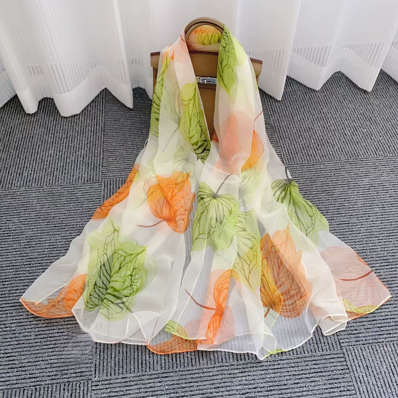 Yarn Cashew Printed Beach Travel Sun Protection Scarf