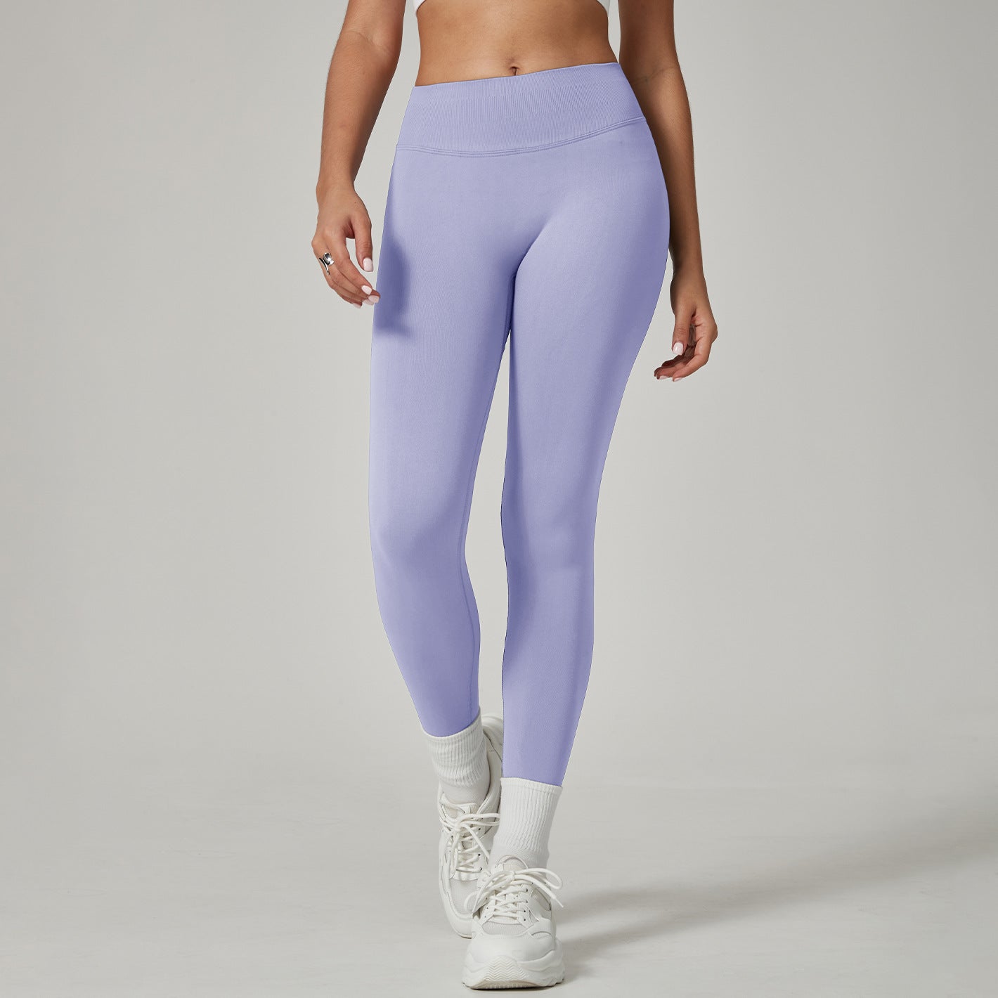 Women’s Nylon-Spandex High-Stretch Yoga Pants – Performance & Comfort