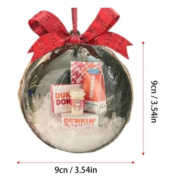 Christmas Tree Transparent Ball Hanging Decoration Ornaments