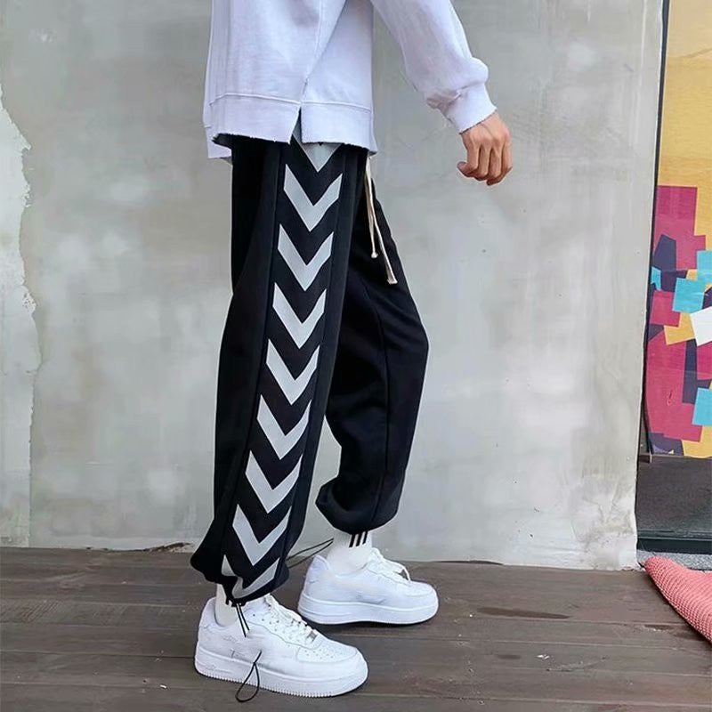 Men’s Draped Straight Casual Pants – Fashion Loose Fit Trousers
