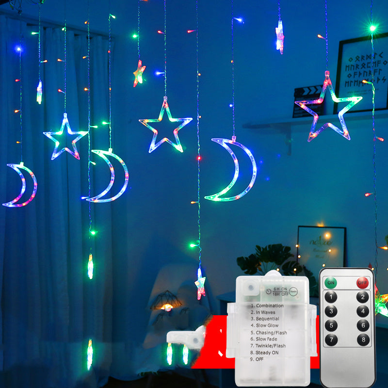 LED String Lights Starry Curtain Flashing Decorative Lighting