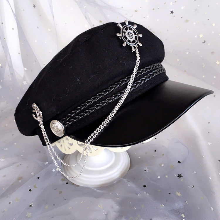 Gothic Style Soviet Army Hat Lolita Accessories