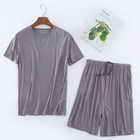 Dark gray round neck