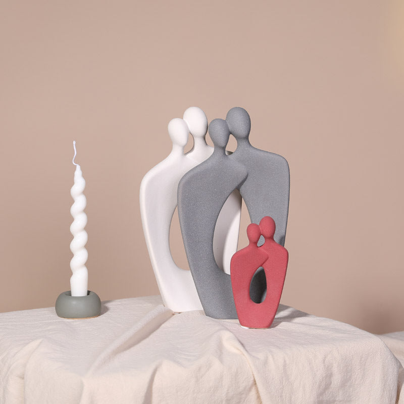 Home Creative Minimalistic Abstraction Couple Decoration