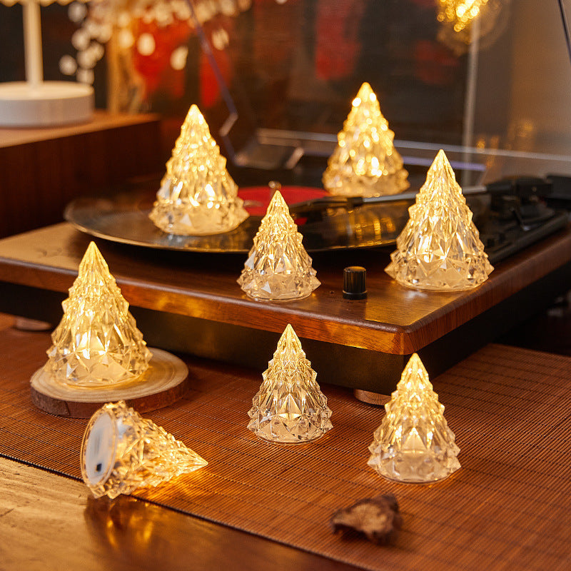 Iceberg Christmas Tree Night Lamp LED Bedside Atmosphere Candle Light