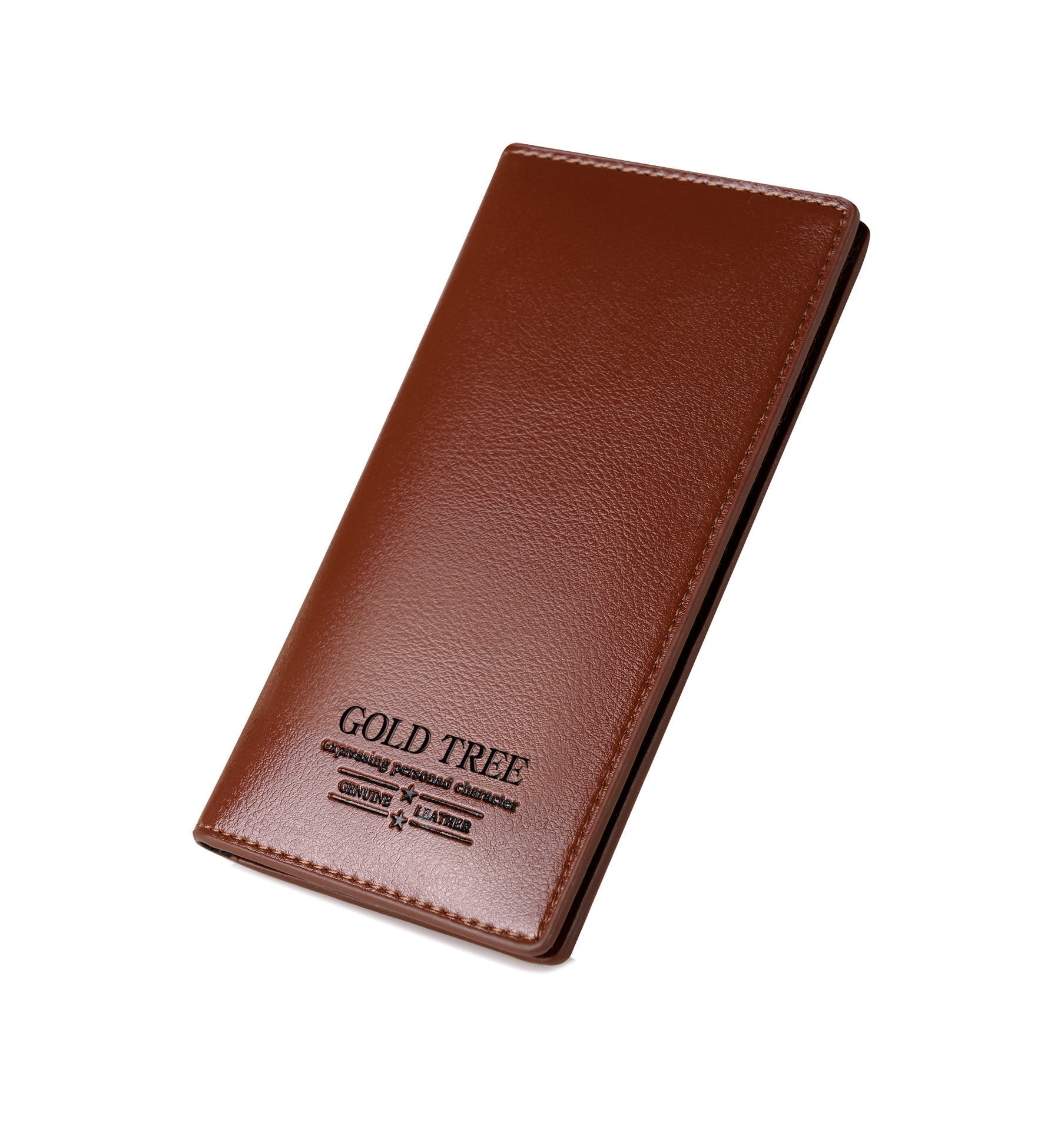 Men's Casual PU Leather Slim Purse Bag With Card Slots