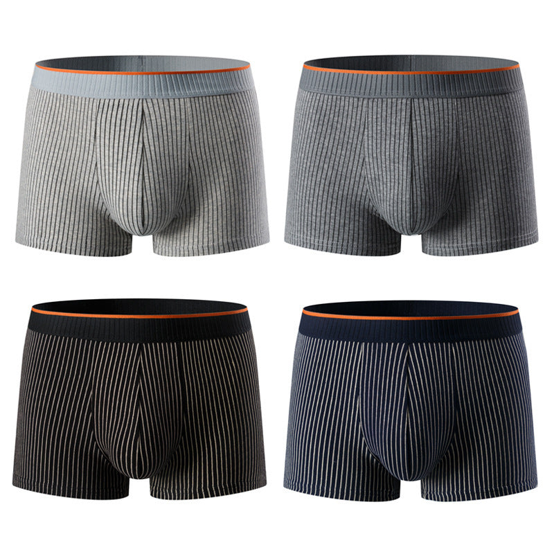 Men's Underwear Pure Cotton Boxer Brief Skinny