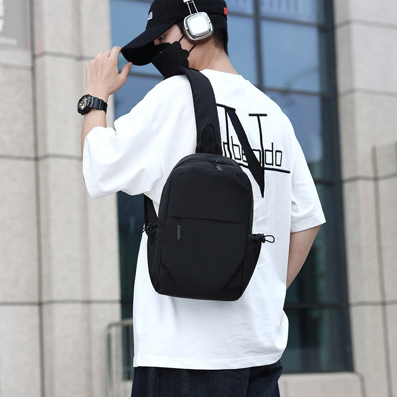 Men's Chest Bag Messenger Water Resistant Polyester