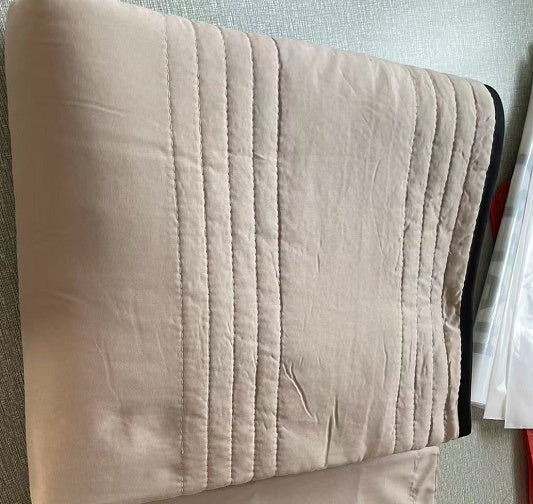 Seersucker Cotton Cooling Quilt For Summer Use With Edges