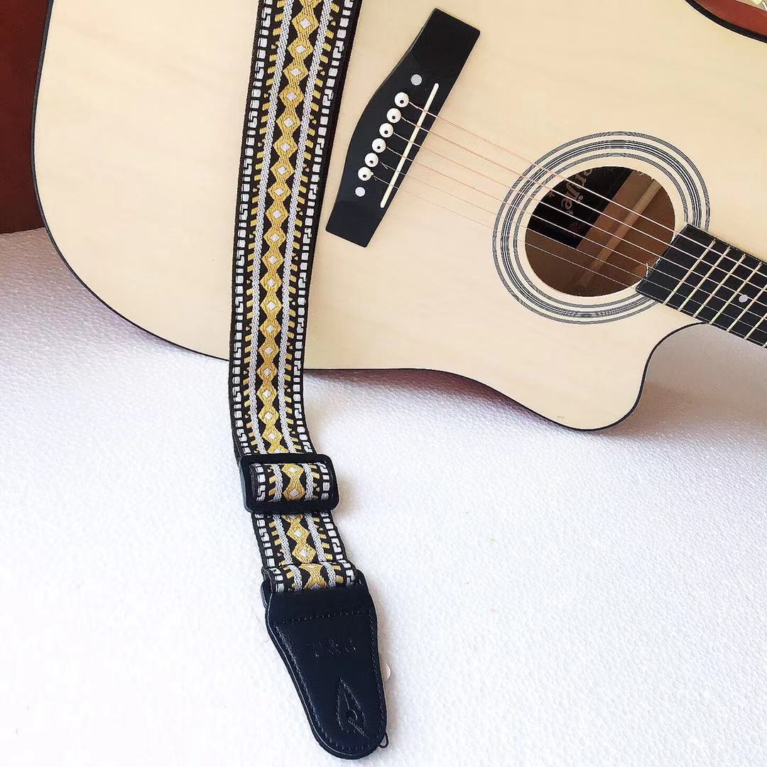 Embroidery Guitar Strap Musical Instrument Accessories