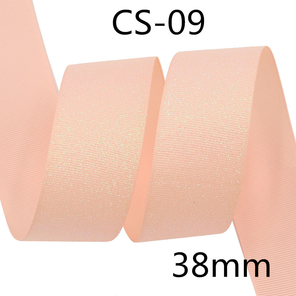 Silk Ribbon Gift Packaging Glitter Webbing 10 Yards