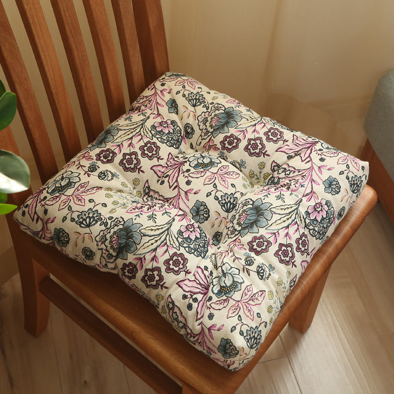 Thicken Belt Straps Chair Cushion Seat Cushion Breathable Fabric Butt Seat Cushion