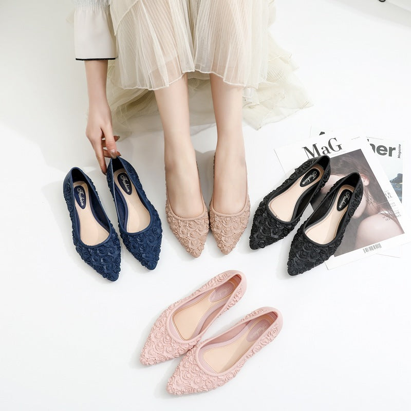 Women's Waterproof Non-slip Outer Wear Low-top Shallow Shoes