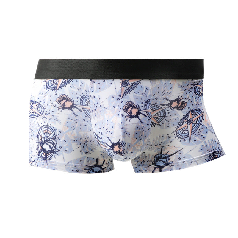 Men's Ice Silk Traceless Breathable Summer Underwear