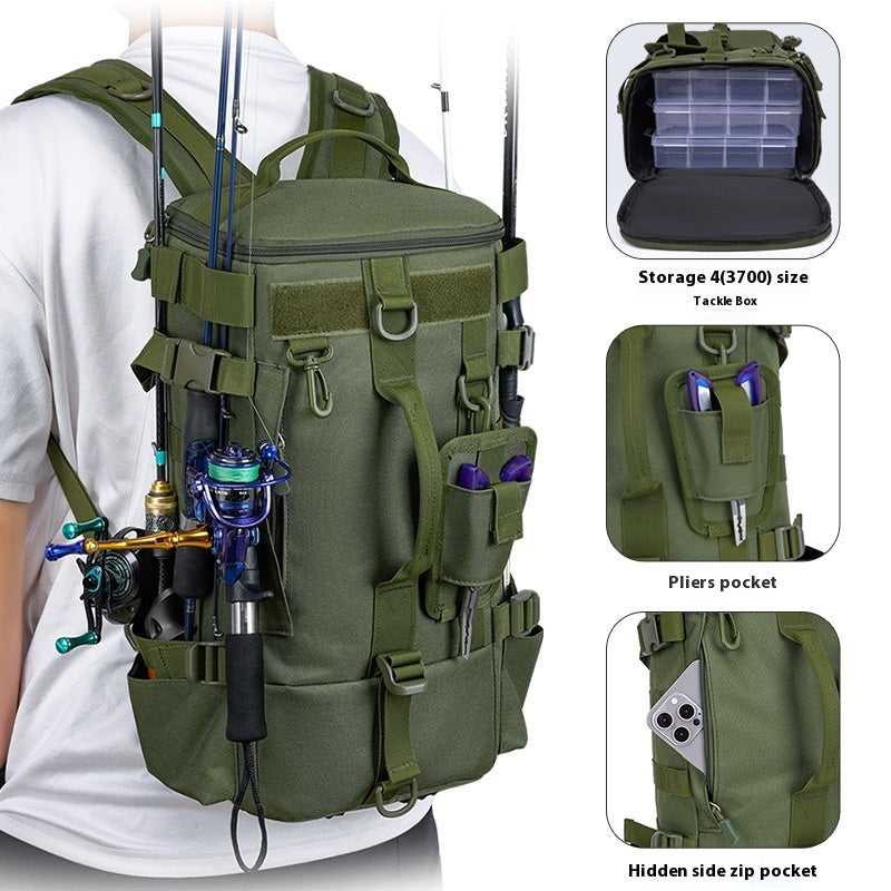 Unisex Regular Hiking Backpack Oxford Cloth Camouflage