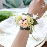 Elegant Groom and Groomsman Corsage with High-End Silk Flowers