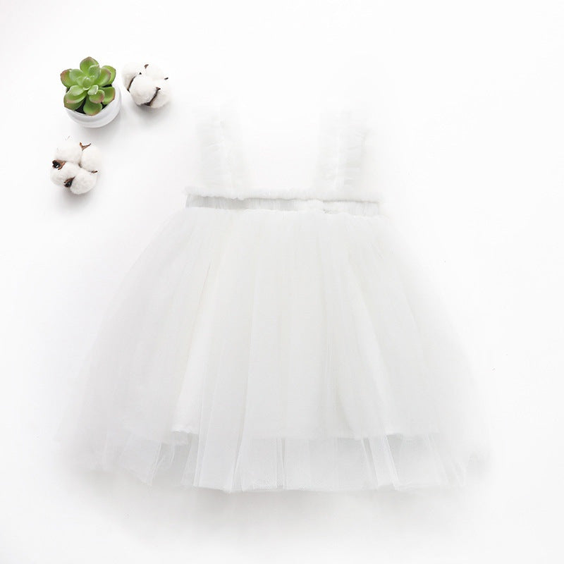 Summer New Suspender Girls' Dress Embroidery