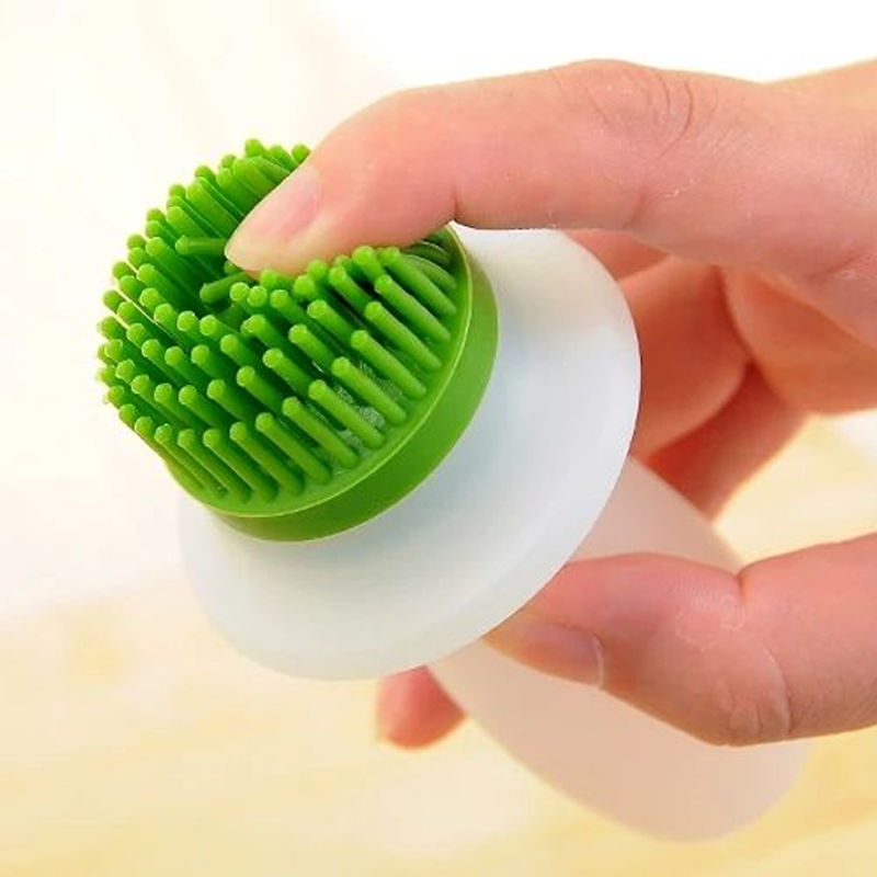 Foldable Kitchen Oil Brush Bottle – Silicone Brush & Glass Dispenser for Easy Cooking