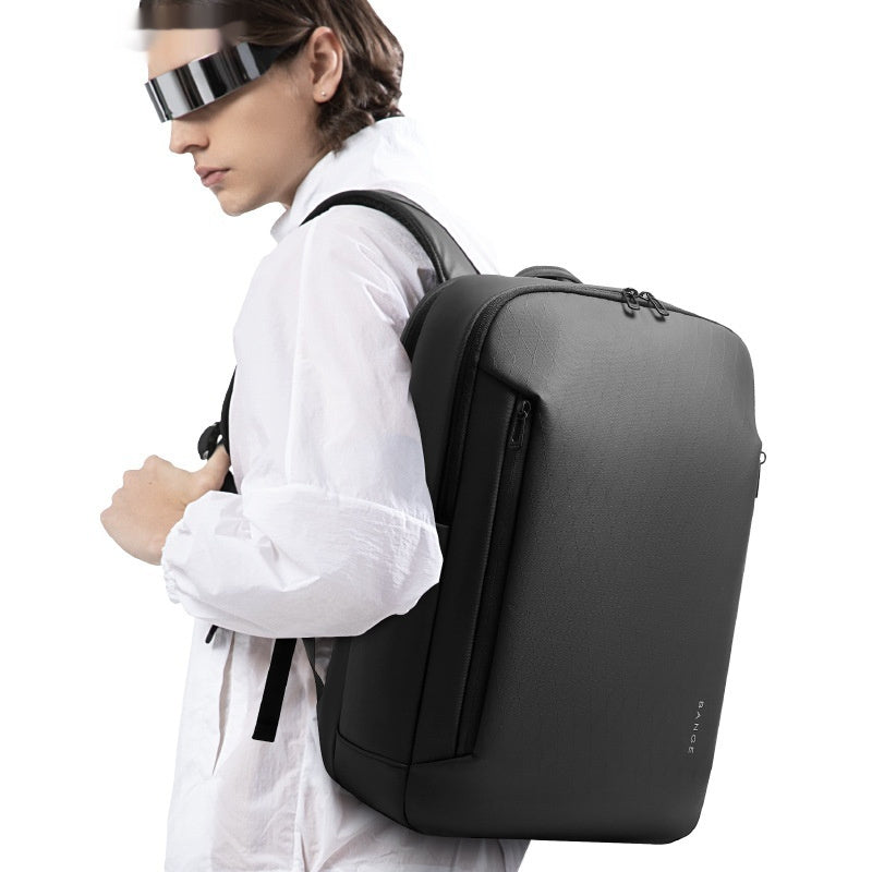 Unisex Urban Oxford Backpack Solid Color Large Capacity