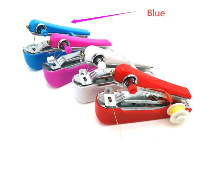 Small Household Hand-Held Portable Manual Sewing Machine – Lightweight DIY Device