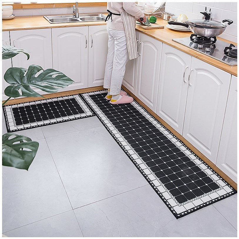 Long Oil-Proof Kitchen Floor Mats & Bathroom Mats – Non-Slip Foot Rugs