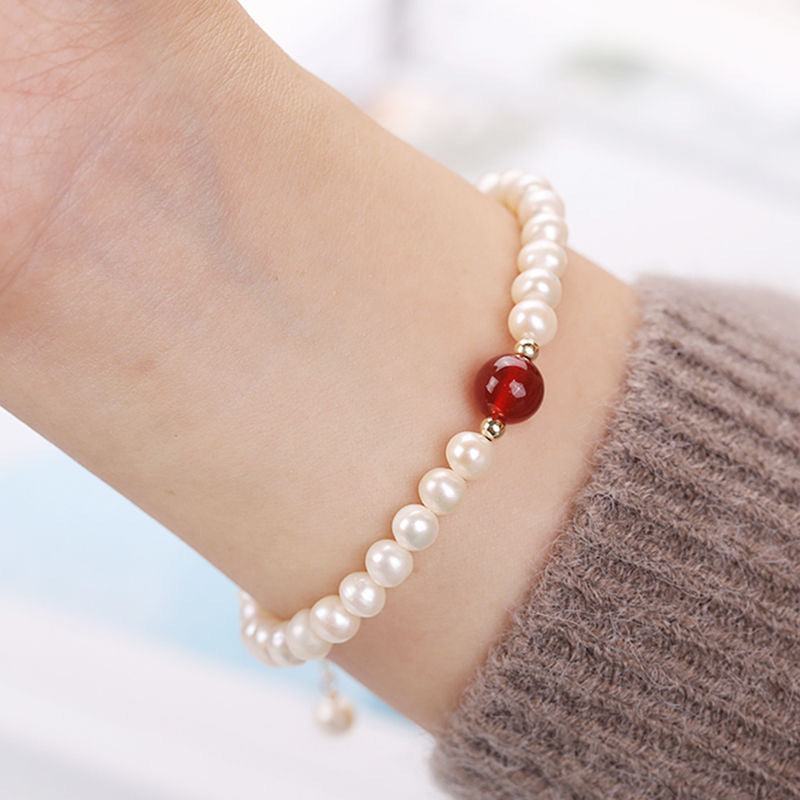 Chinese Style Bamboo Leaf Bracelet For Women