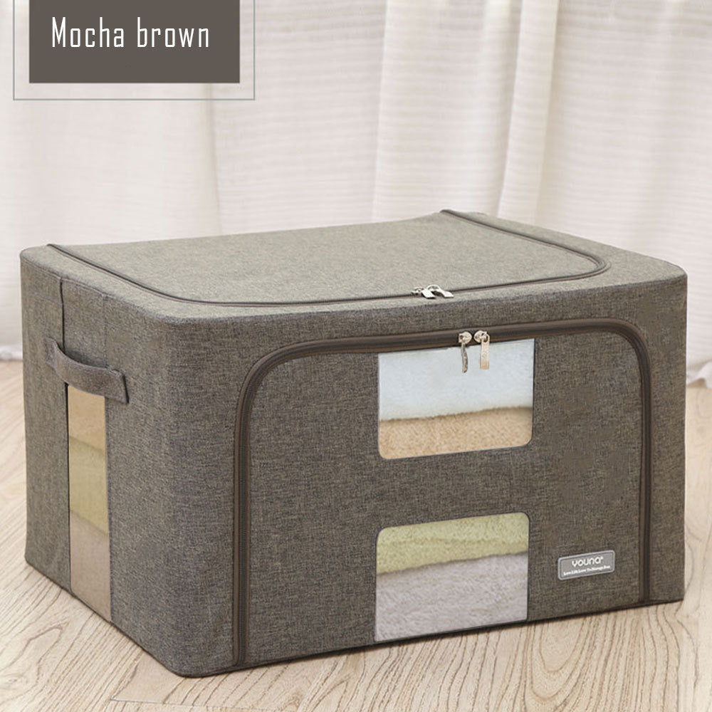 Storage Box Fabric Storage With Zipper