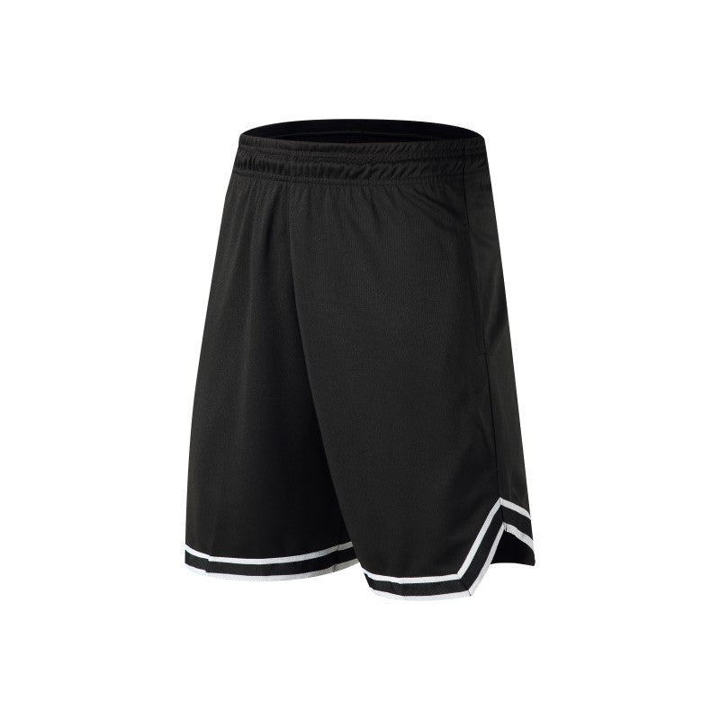 Men's Athletic Shorts Polyester Regular Fit Red Black